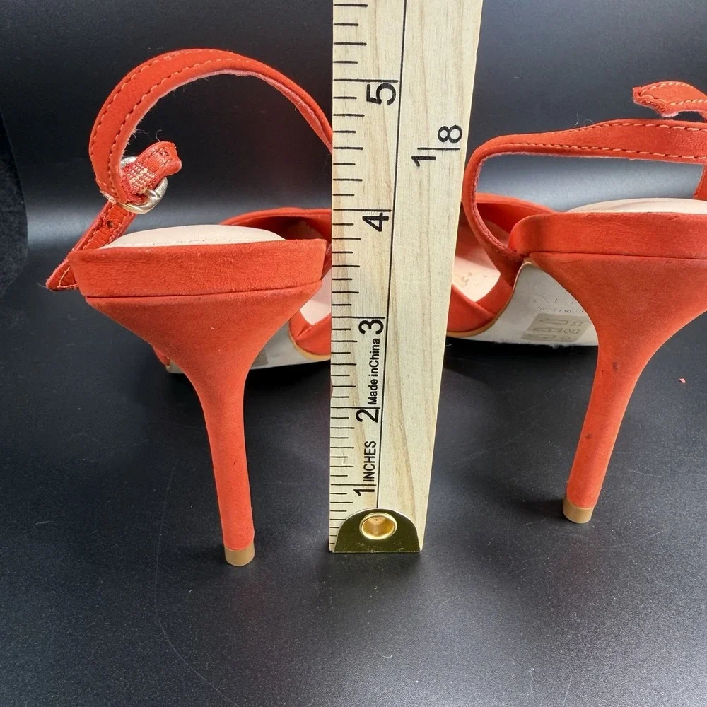 Aldo Stessy‎ slingback pointed-toe heels in a bright coral